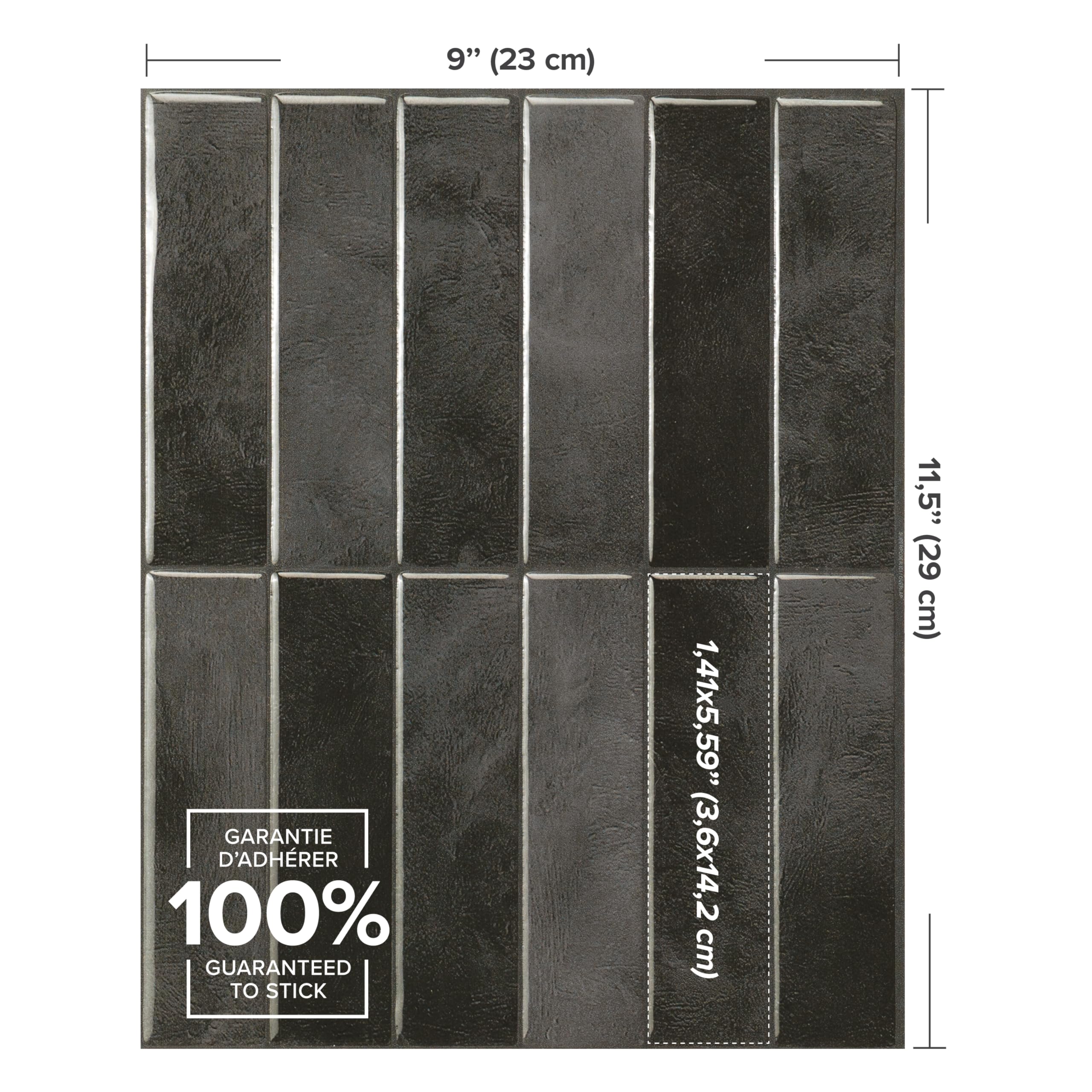 Smart Tiles comparaison d'échelle près d'un plan de travail pour visualiser dimensions