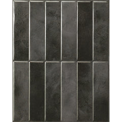 Smart Tiles face avant Stacked Graphite montrant motif graphite élégant et moderne