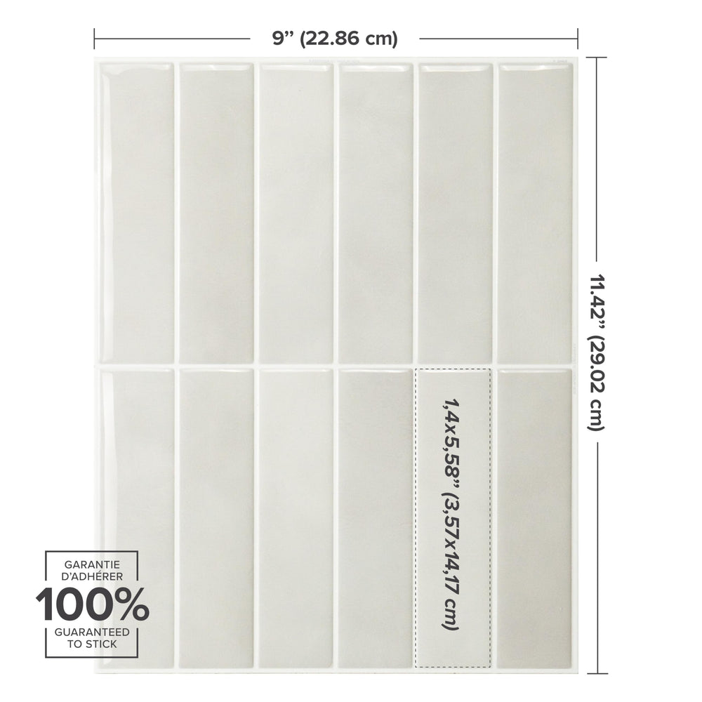 Smart Tiles gros plan sur la texture Gel-O 3D, aspect réaliste et durable