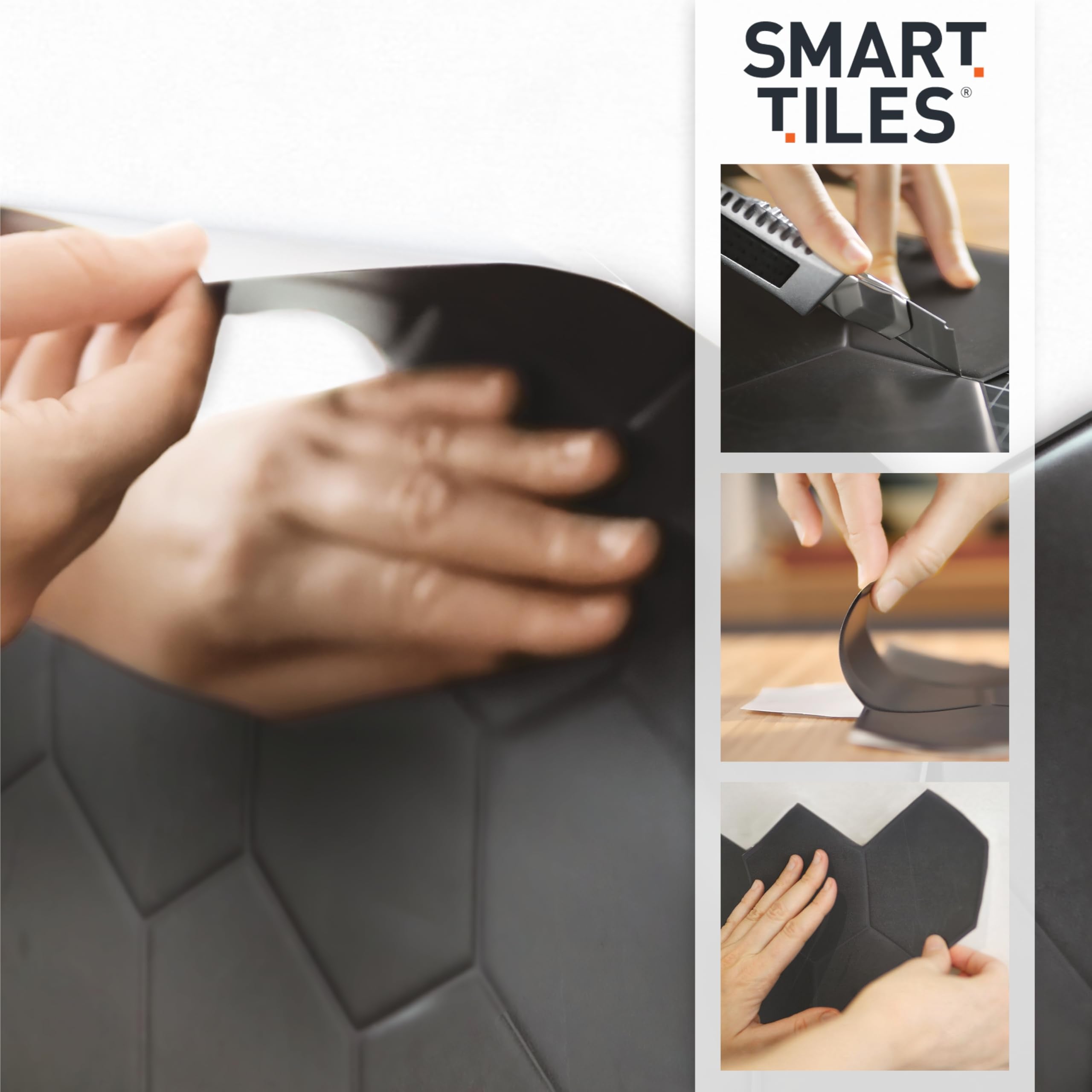 Smart Tiles étiquette et marque mettant en avant fabrication nord-américaine Smart Tiles
