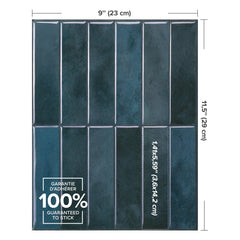 Smart Tiles posé en crédence de cuisine facilite rénovation sans outils
