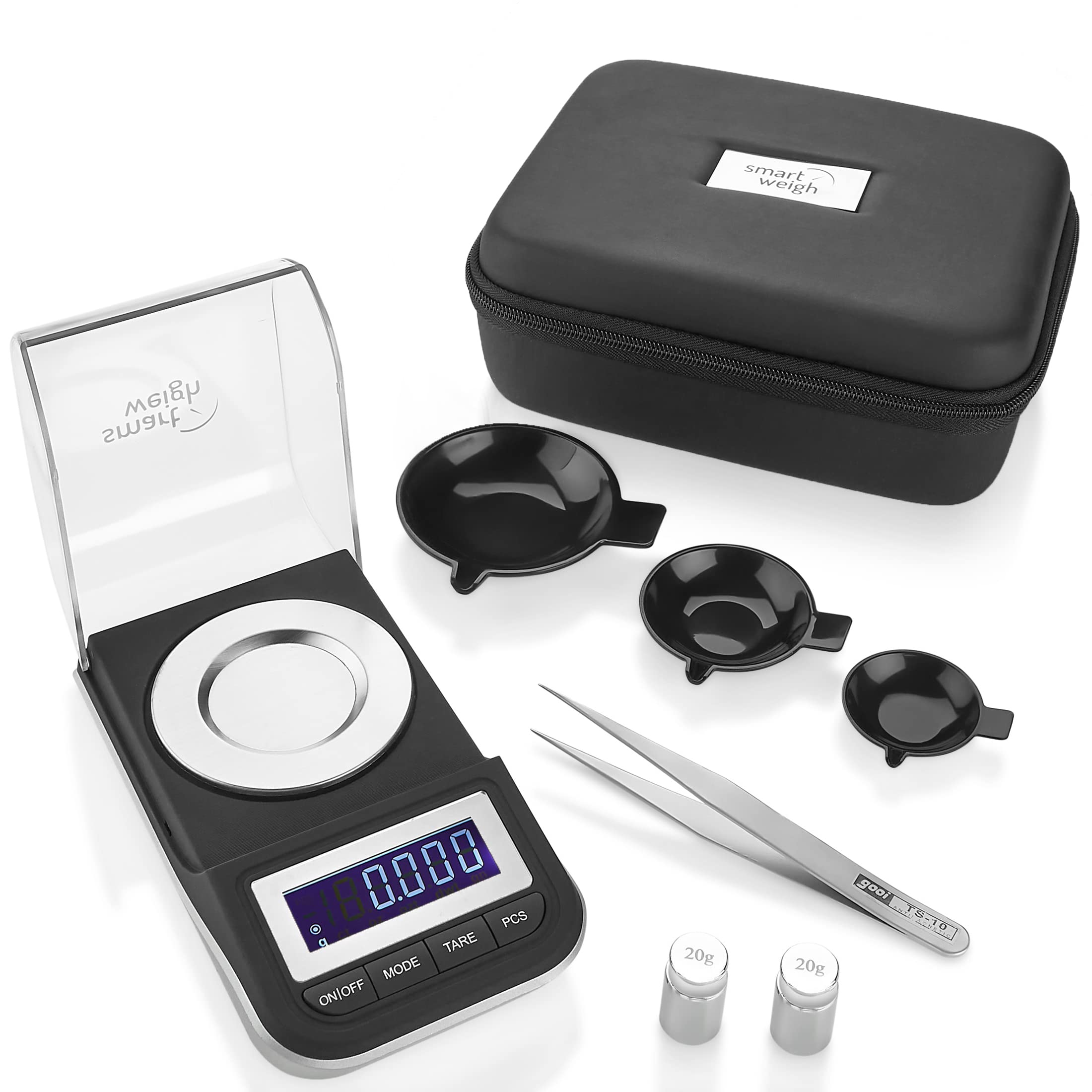 Smart Weigh vue avant compacte avec affichage précis et gain de place