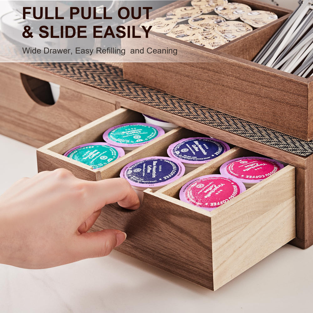 SMARTAKE petite boîte pour accessoires gardant cuillères et dosettes rangées