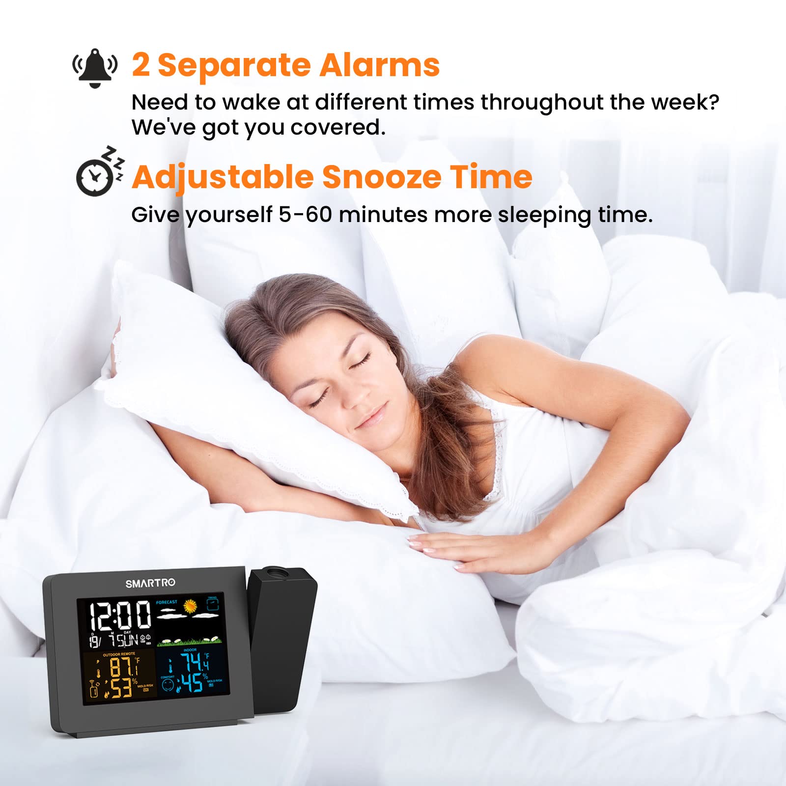 SMARTRO affichage humidité et température pour optimisation du confort