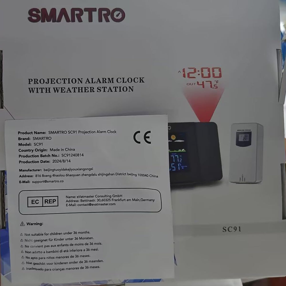 SMARTRO dans chambre d'enfant pour surveillance température saine