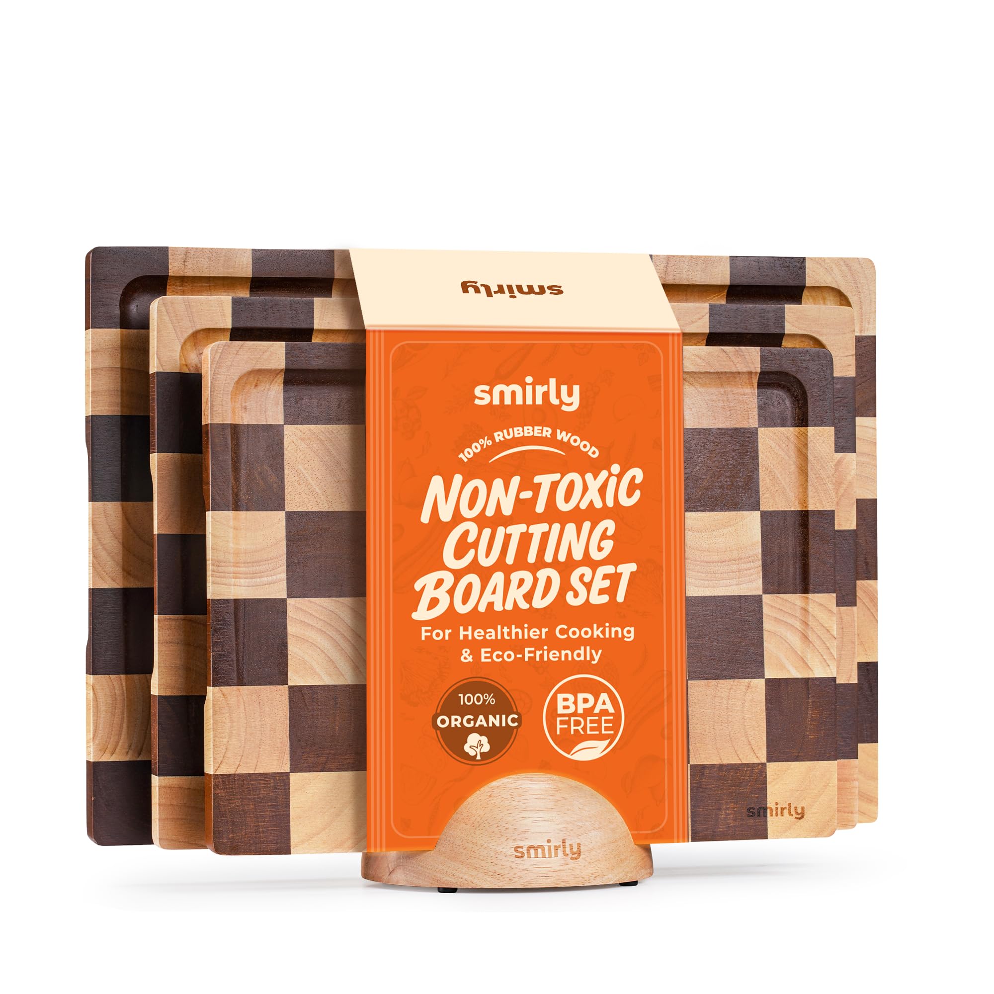 SMIRLY ensemble face montrant trois planches compactes et élégantes