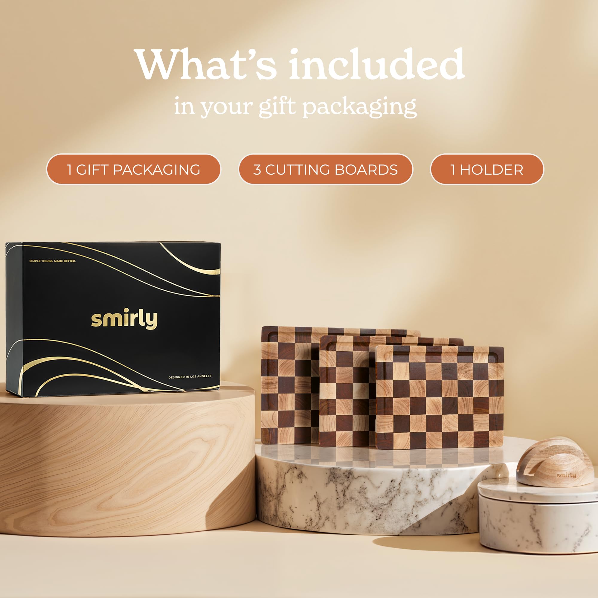SMIRLY gros plan sur le grain du bois durable et finition huilée
