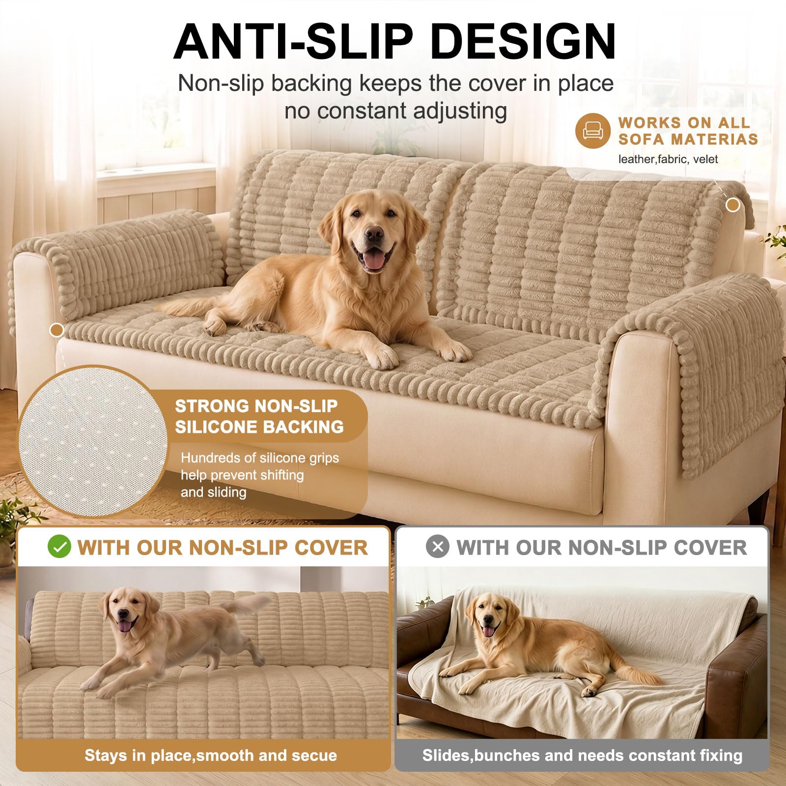 Smiry housse avec enfant et chien illustrant usage familial