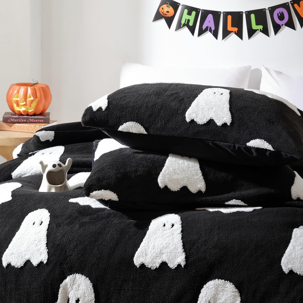 Smoofy chambre décorée Halloween idée d'ambiance saisonnière élégante
