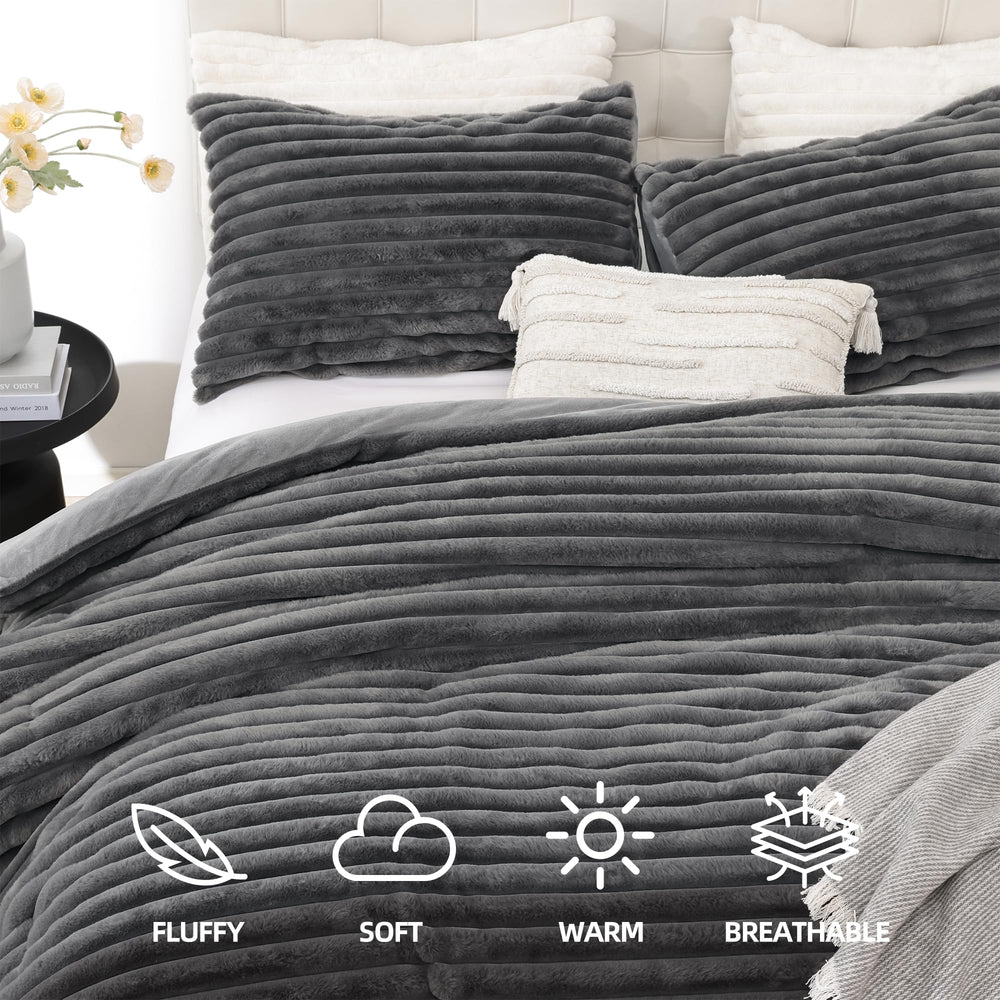 Smoofy gros plan micro-mink soyeux offrant toucher luxueux et chaleur douce