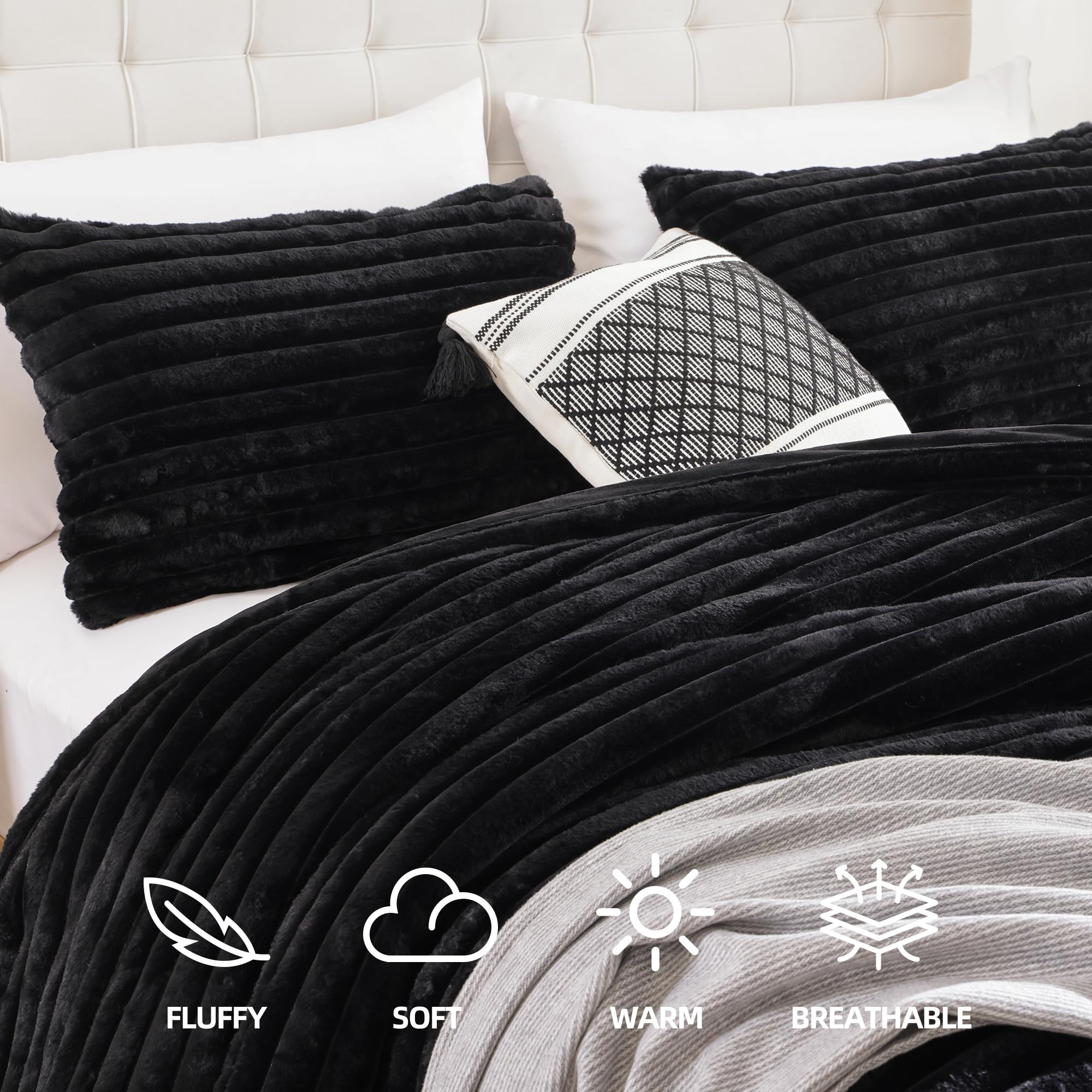 Smoofy gros plan micro-mink douceur soyeuse et toucher enveloppant