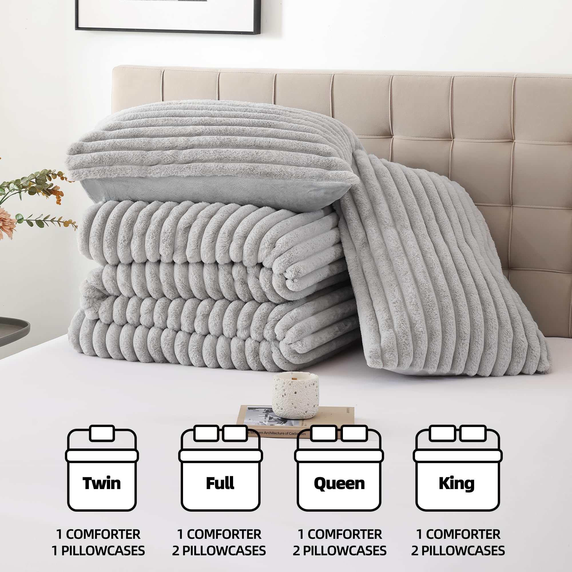 Smoofy ensemble en chambre créant atmosphère cosy et raffinée