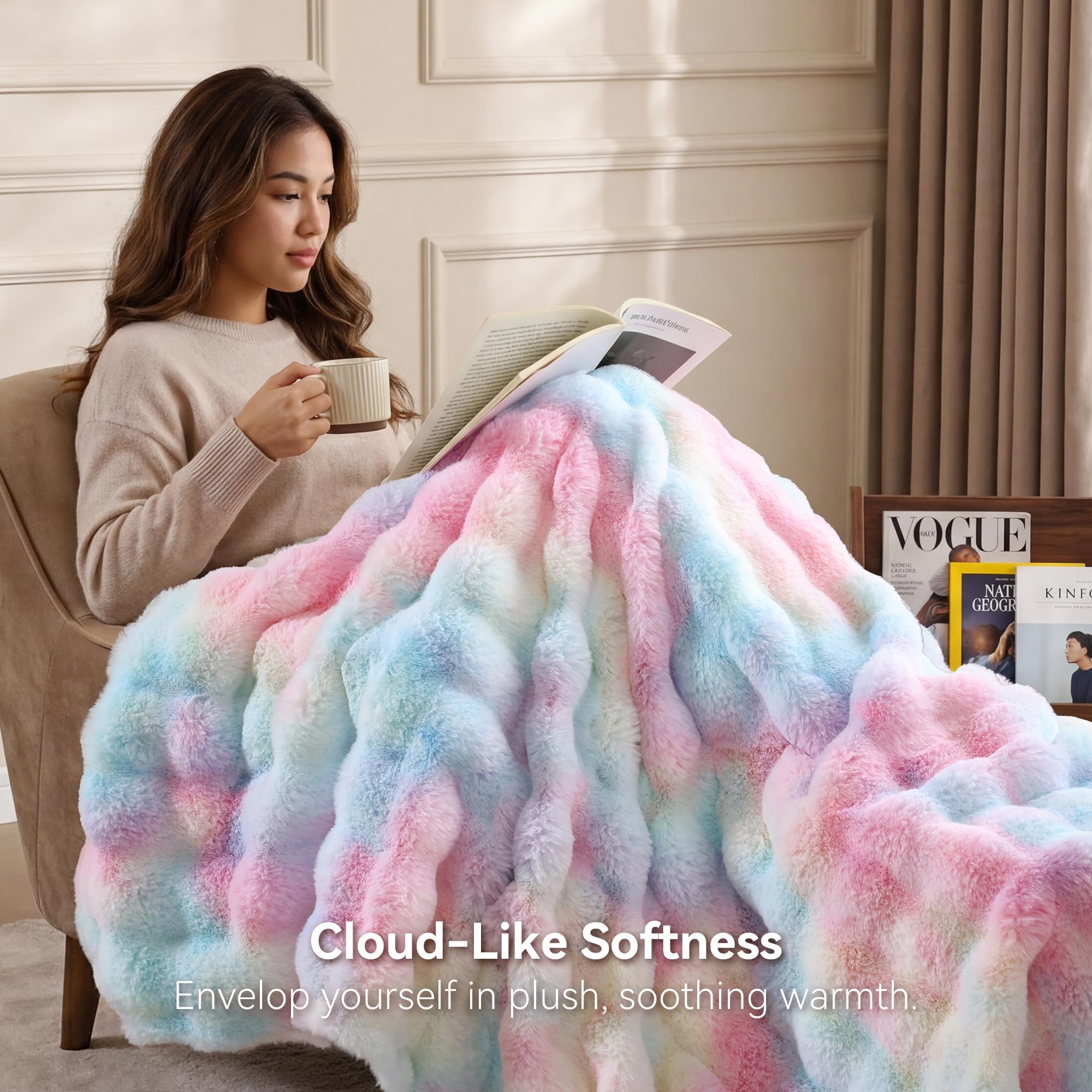 Smoofy gros plan texture « bubble » montrant relief et volume moelleux
