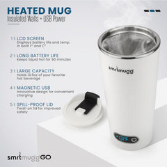 SmrtMugg câble magnétique connecté pour une recharge simple et sûre