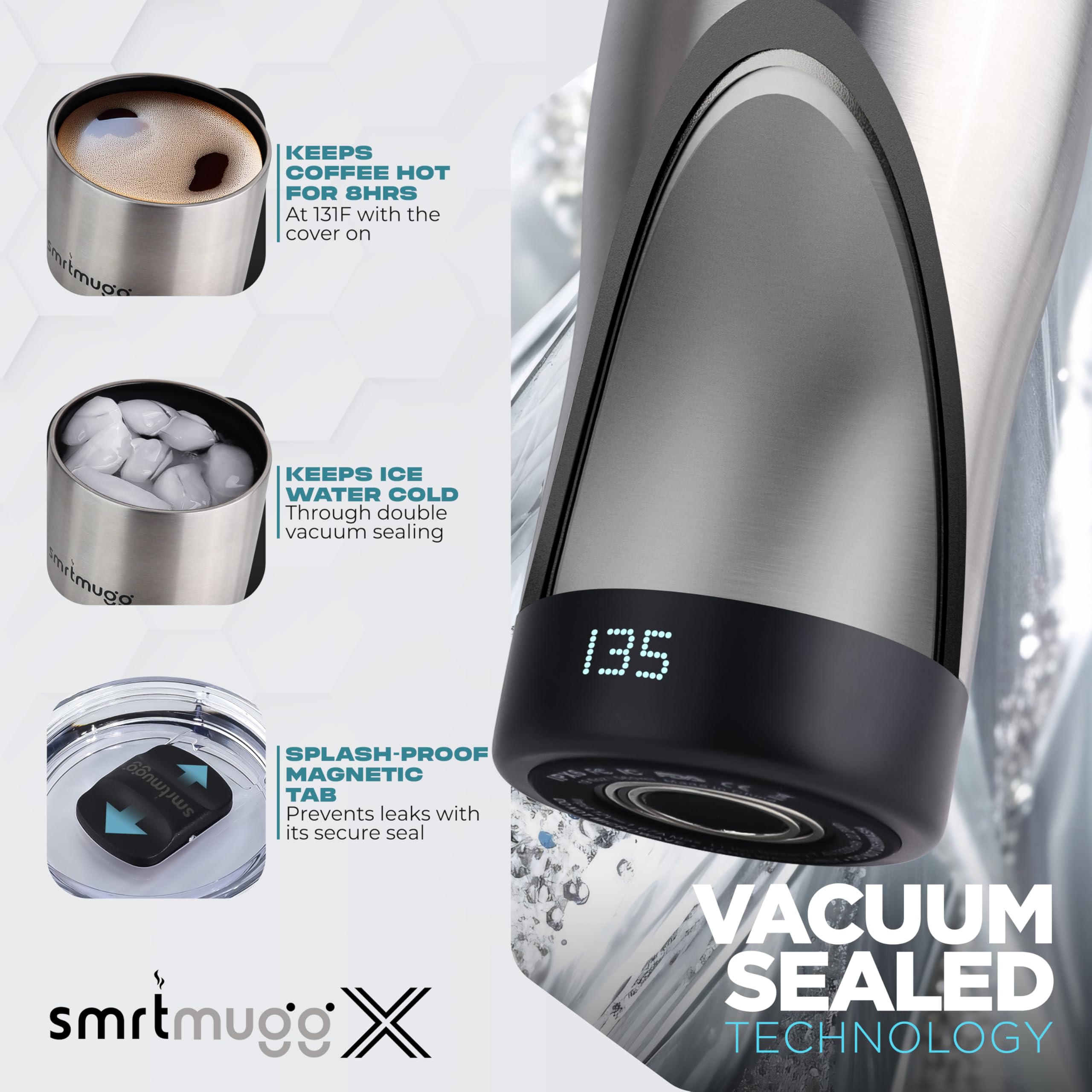 SmrtMugg X prise en main ergonomique pour confort et sécurité