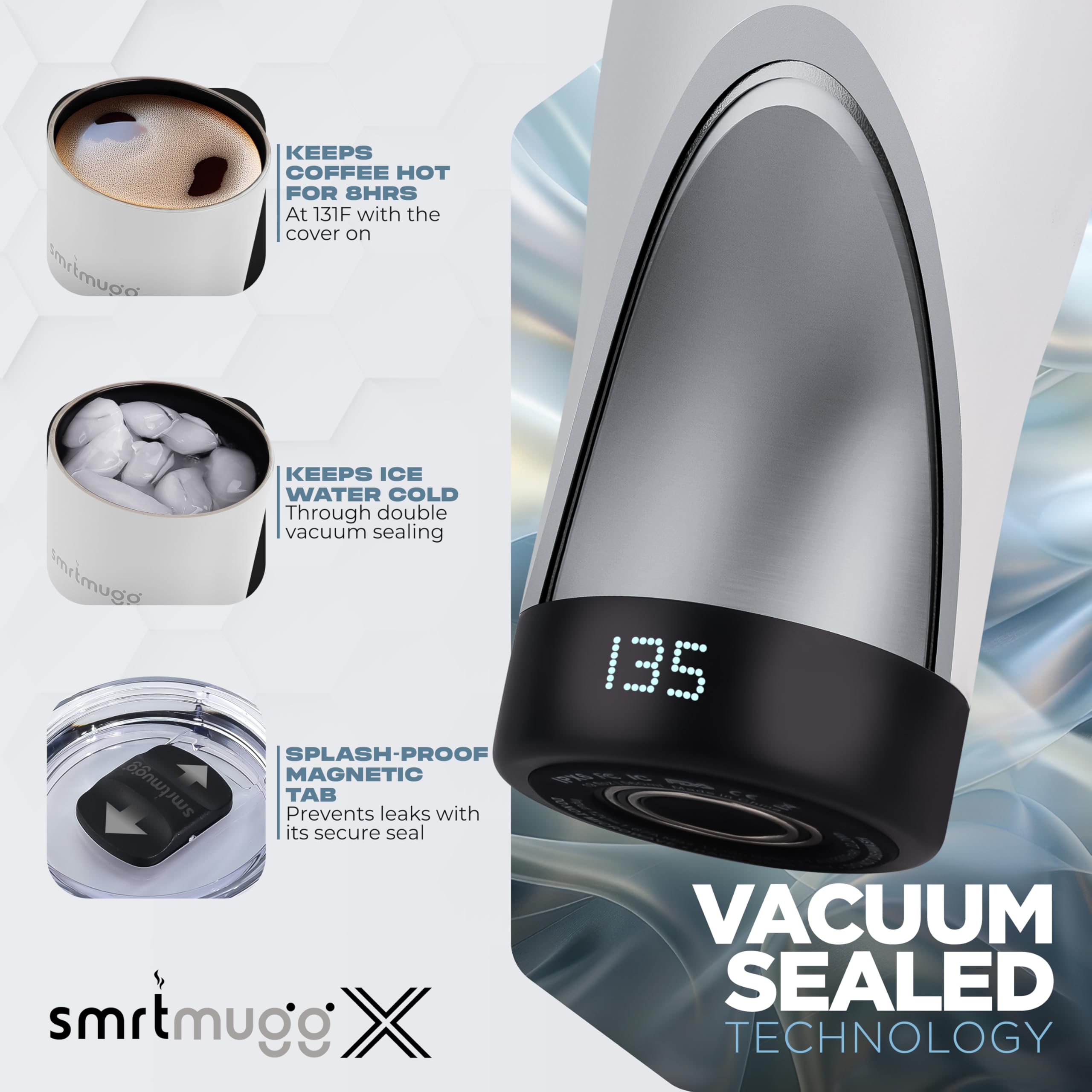 SmrtMugg X utilisé sur un bureau montrant confort et productivité