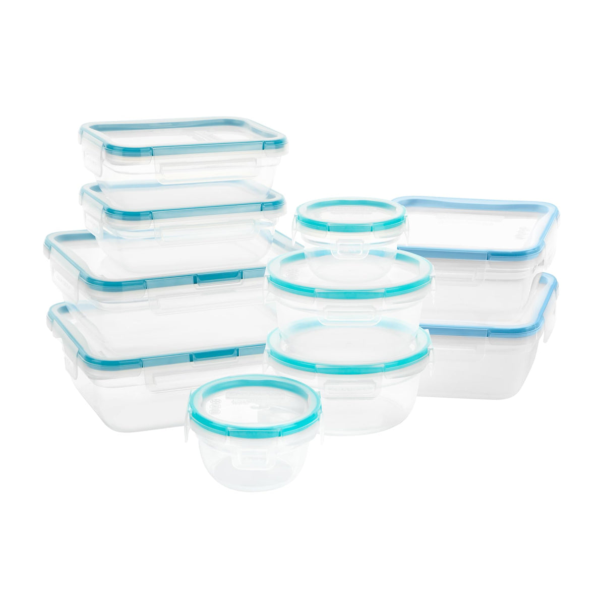 Snapware face avant du paquet montrant le lot et les couleurs, pratique pour repérer