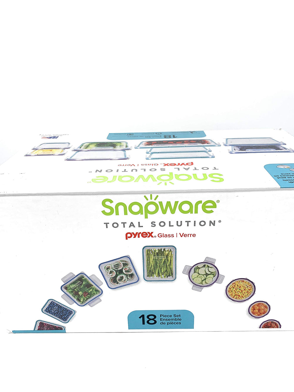 Snapware gros plan du couvercle à 4 clips garantissant étanchéité et sécurité anti-fuite