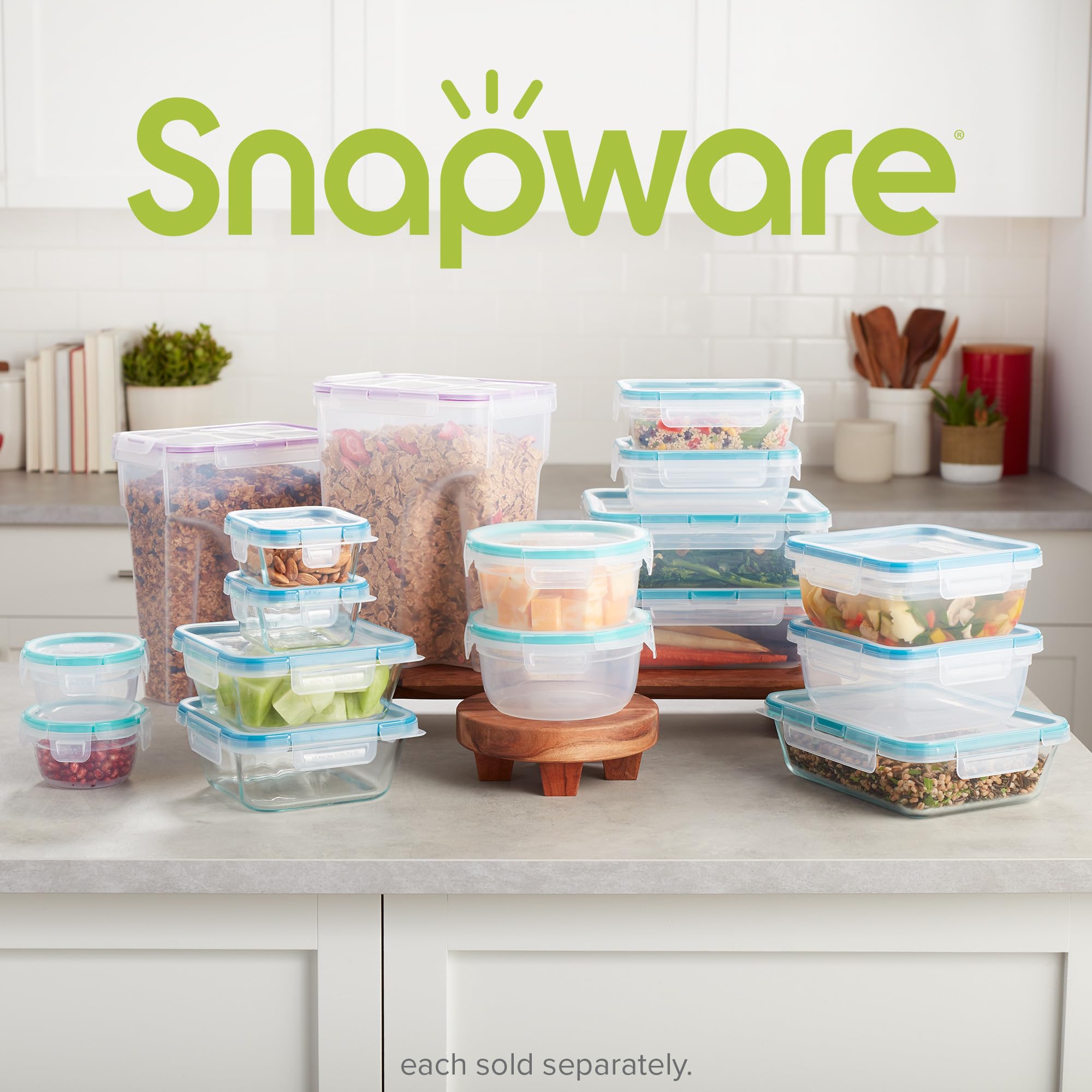 Snapware texture plastique sans BPA durable pour conservation sûre