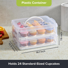 Snapware gros plan sur inserts à 12 puits offrant maintien individuel des cupcakes