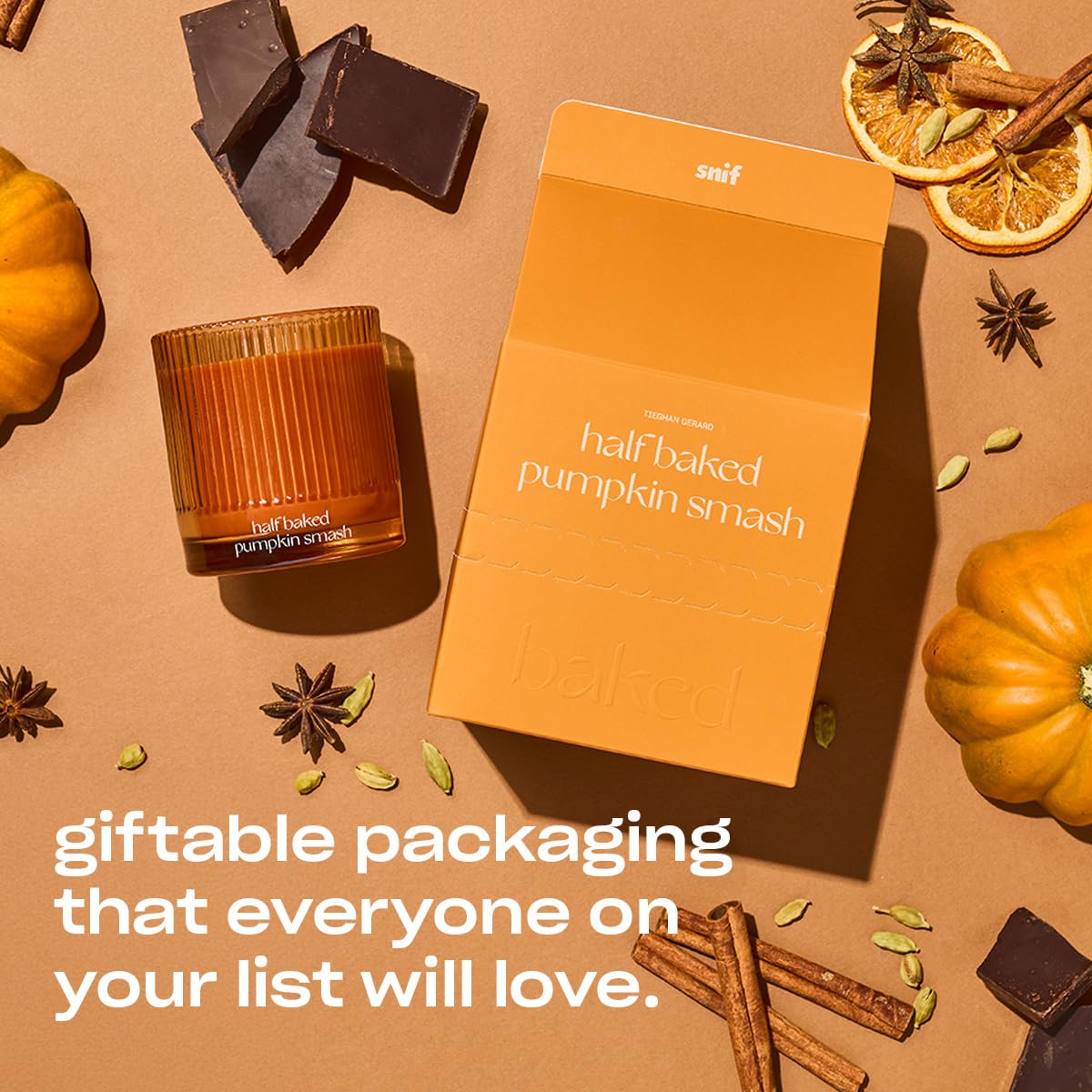 Bougie Snif présentée en coffret cadeau idéale pour offrir avec soin