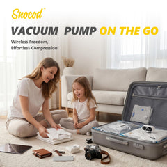 SNOCOD gros plan sur la valve et la pompe électrique garantissant une aspiration facile