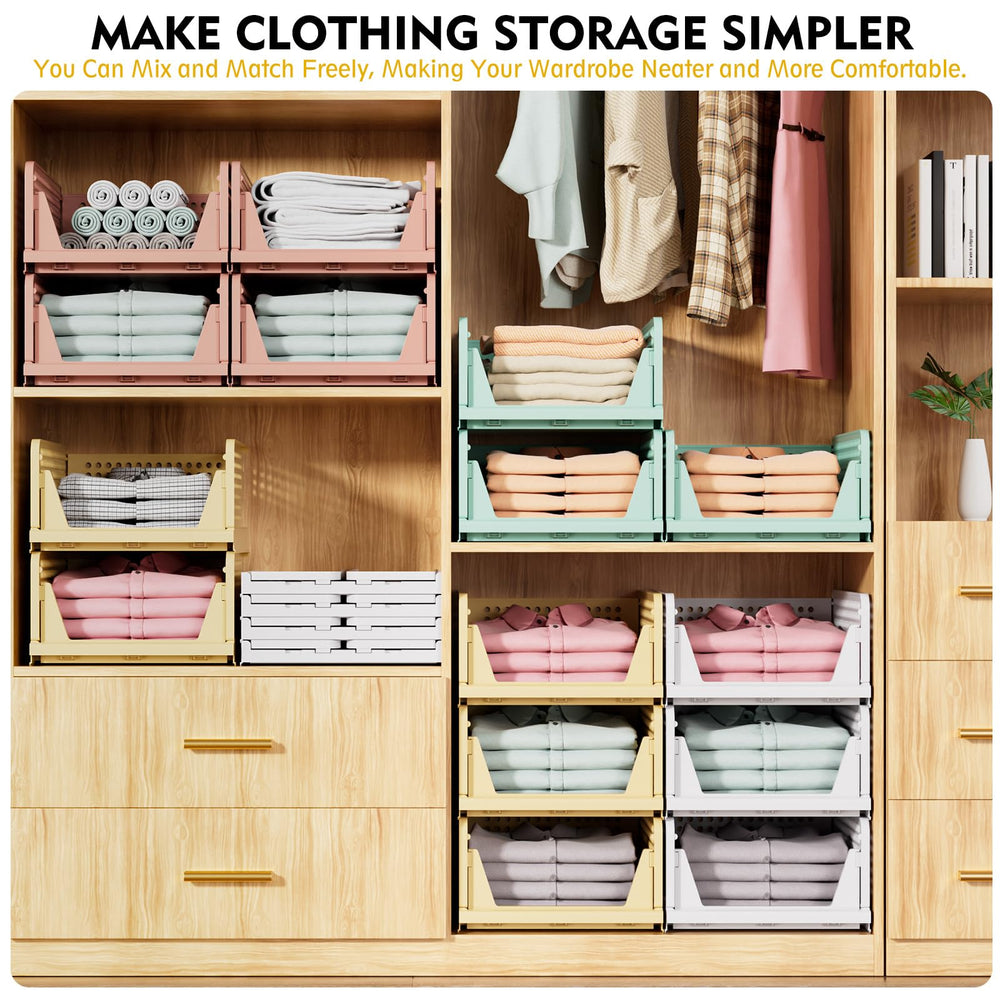 SNSLXH bac utilisé dans placard pour organiser vêtements et accessoires