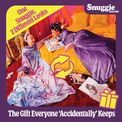 Snuggie porté sur canapé Snuggie, liberté de mouvement pendant détente