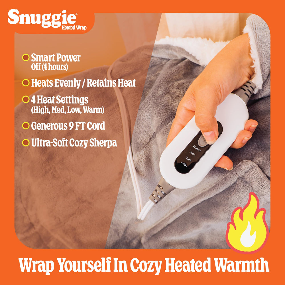 Snuggie porté sur canapé offrant confort chaud pendant détente
