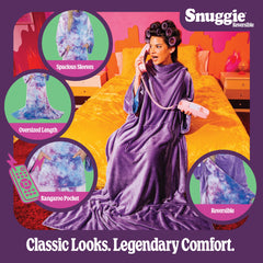 Snuggie gros plan tissu velouté double-face Snuggie, douceur durable