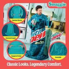 Snuggie détail manche polaire doux Snuggie pour confort tactile