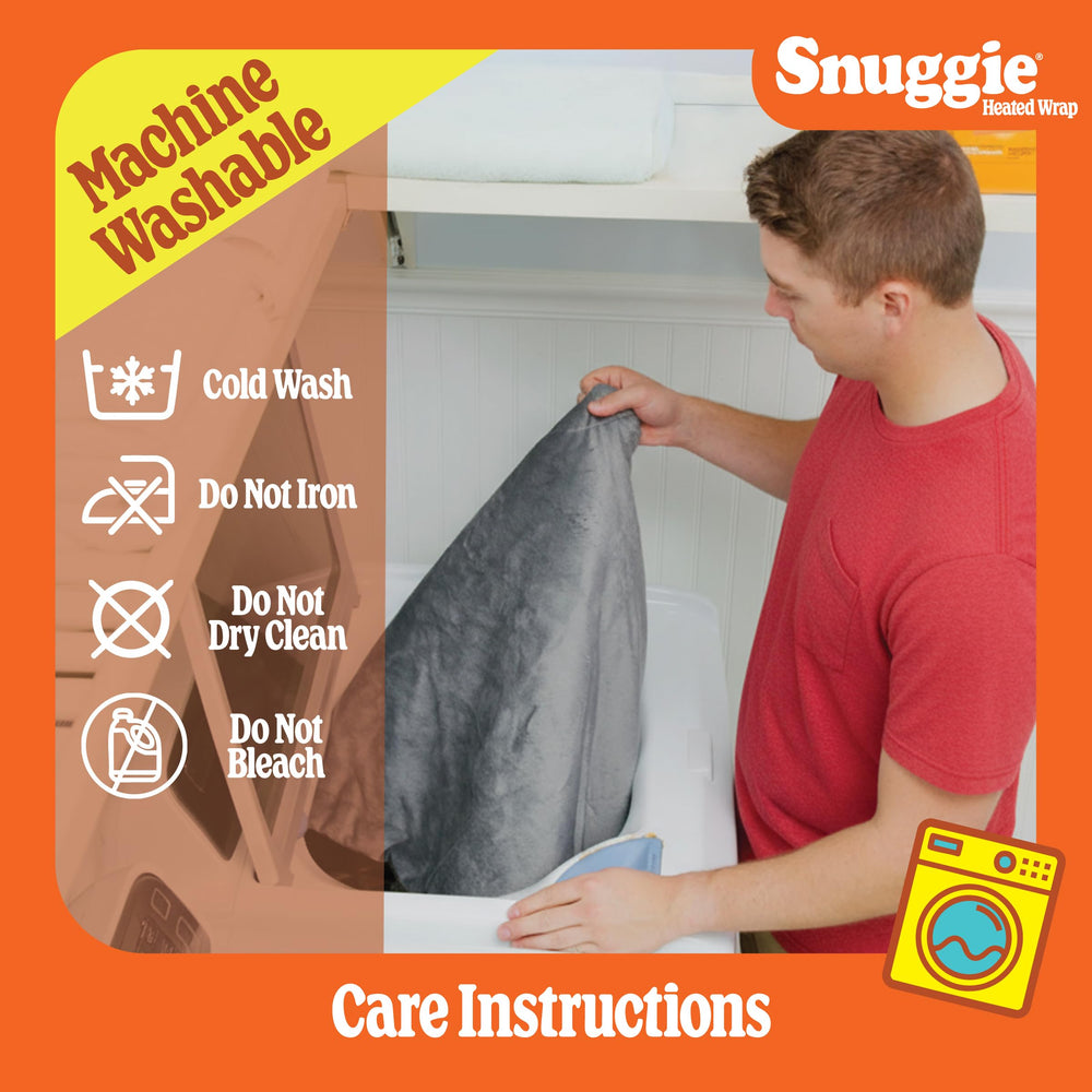 Snuggie emballage et étiquette montrant marque et informations produit