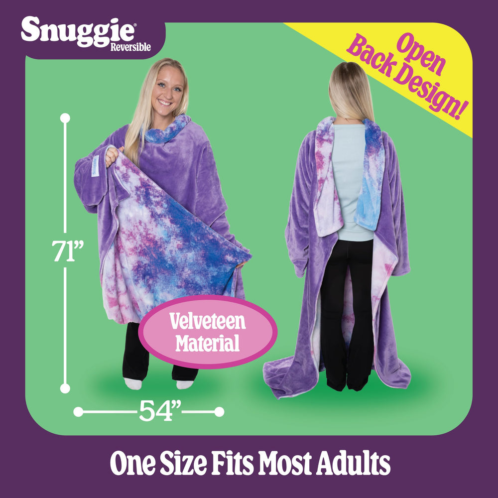 Snuggie poche et manche en détail Snuggie, rangement pratique
