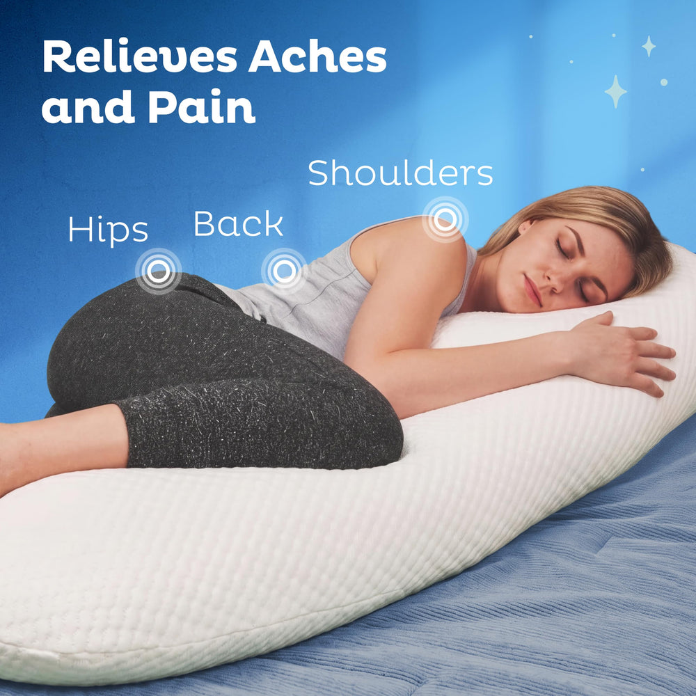 Snuggle-Pedic gros plan mousse effilochée montrant confort adaptable