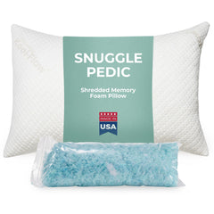 Snuggle-Pedic face avant de l'oreiller king avec housse respirante pour confort