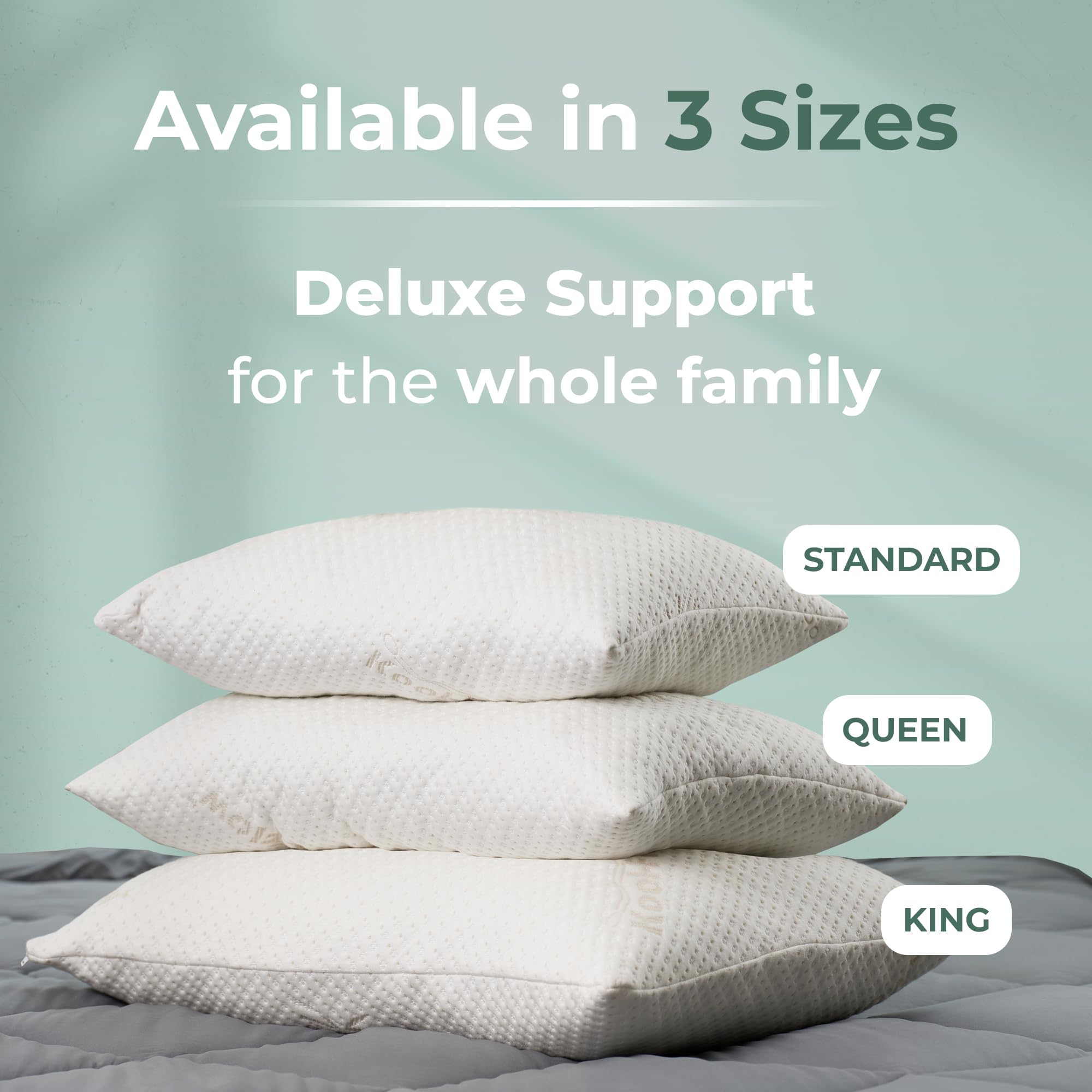Snuggle-Pedic oreiller dans chambre stylée, confort et esthétique apaisante