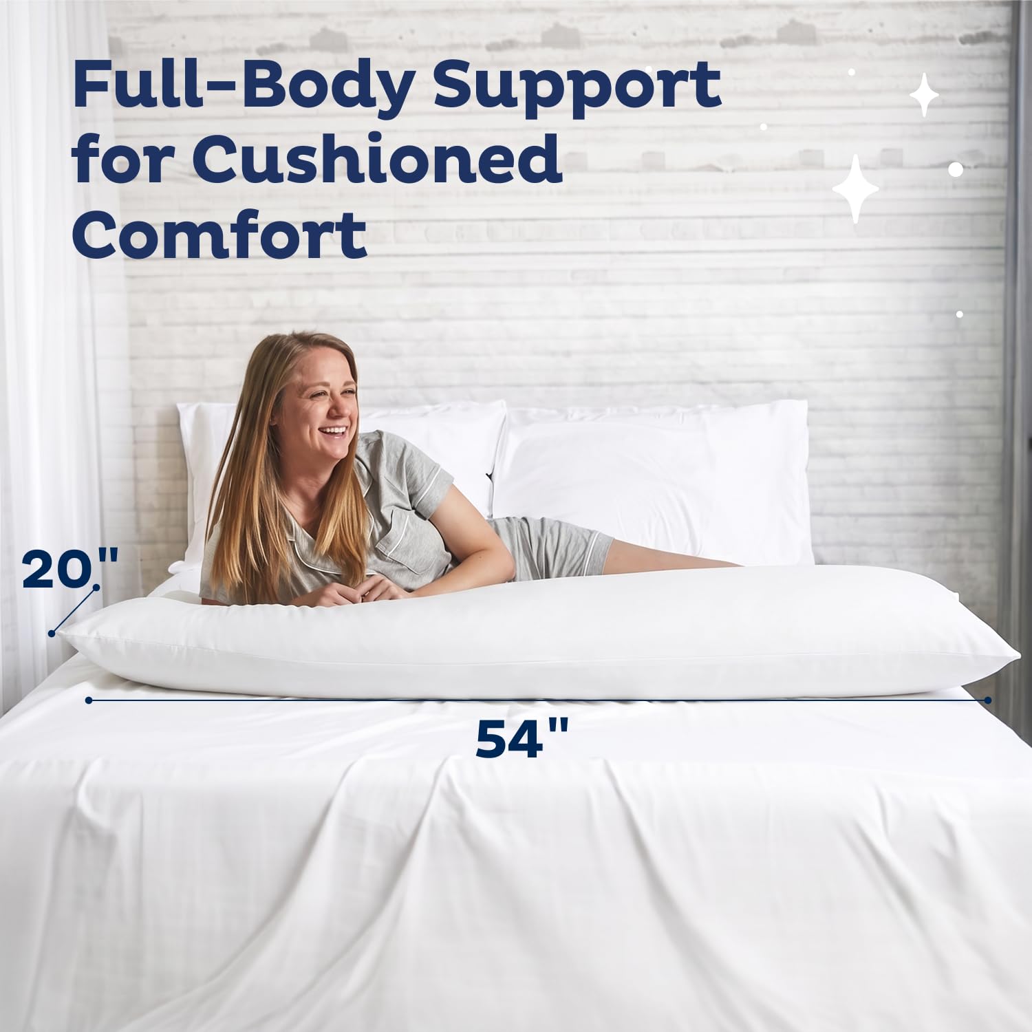 Snuggle-Pedic coussin en usage lit avec un dormeur latéral pour meilleur alignement