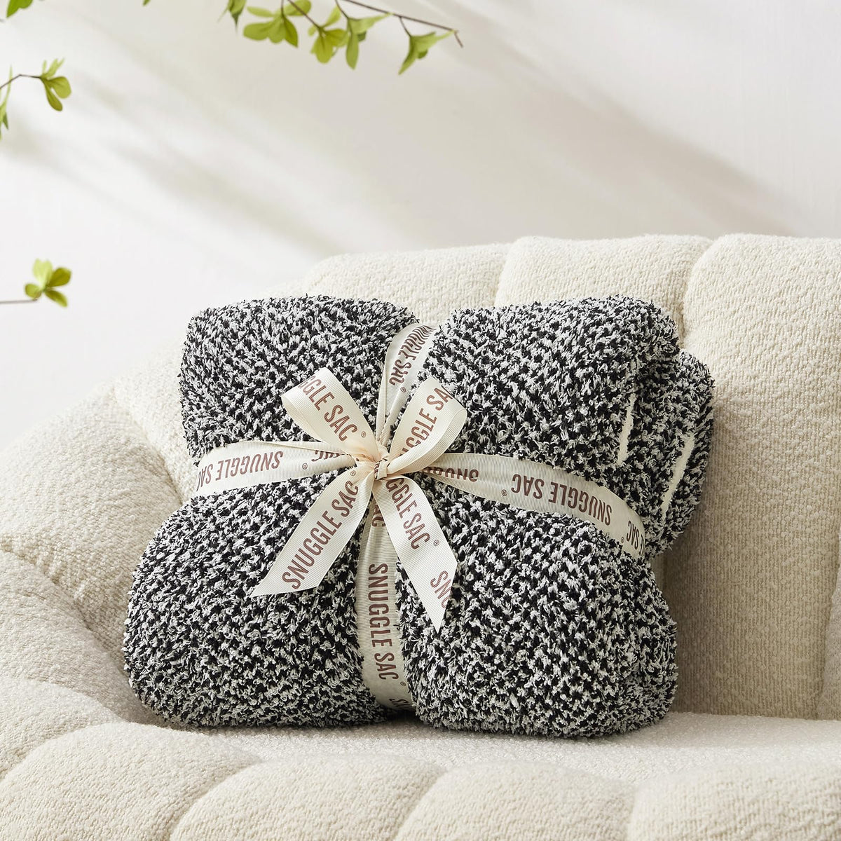 Snuggle Sac vue avant emballage montrant confort et finition soignée