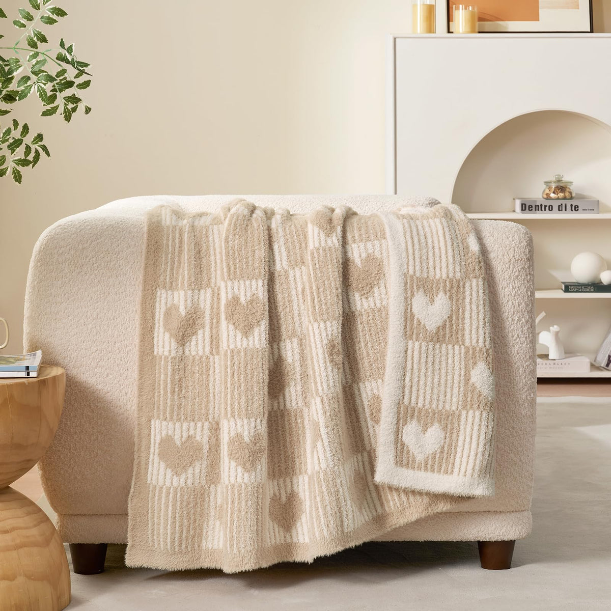 Snuggle Sac plaid devant emballage montrant présentation soignée
