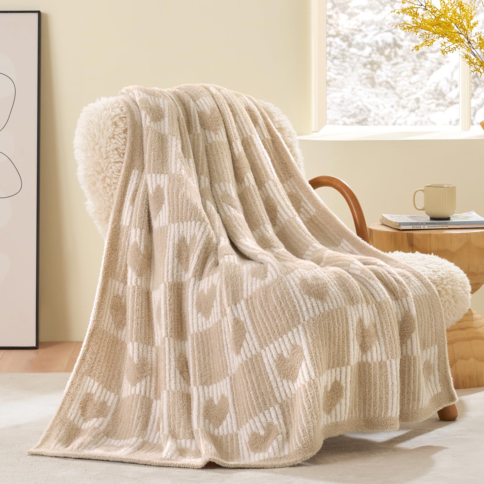 Snuggle Sac plaid emballé ruban prêt à offrir comme cadeau élégant