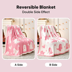 Plaid Snuggle Sac posé sur canapé, crée zone cosy pour soirées automnales