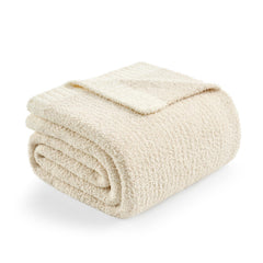 Snuggle Sac couverture Buttery Ivory face avant montrant douceur et design élégant