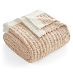 Snuggle Sac plaid face avant beige montrant design et élégance