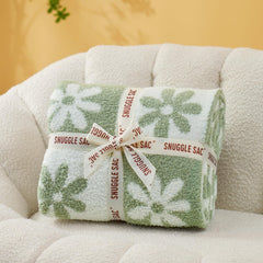 Snuggle Sac gros plan sur la microfibre montrant douceur et confort