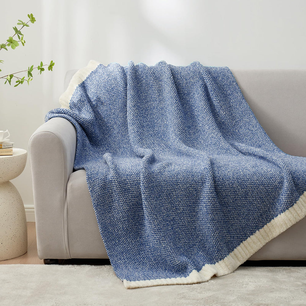 Snuggle Sac plaide réversible montrant motif chiné élégant