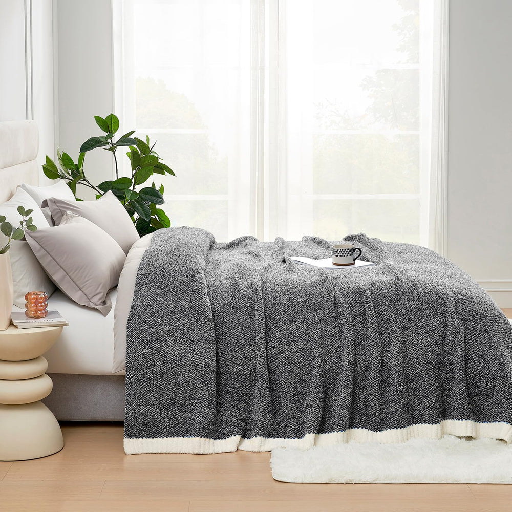Snuggle Sac côté réversible montrant teinte heather et élégance