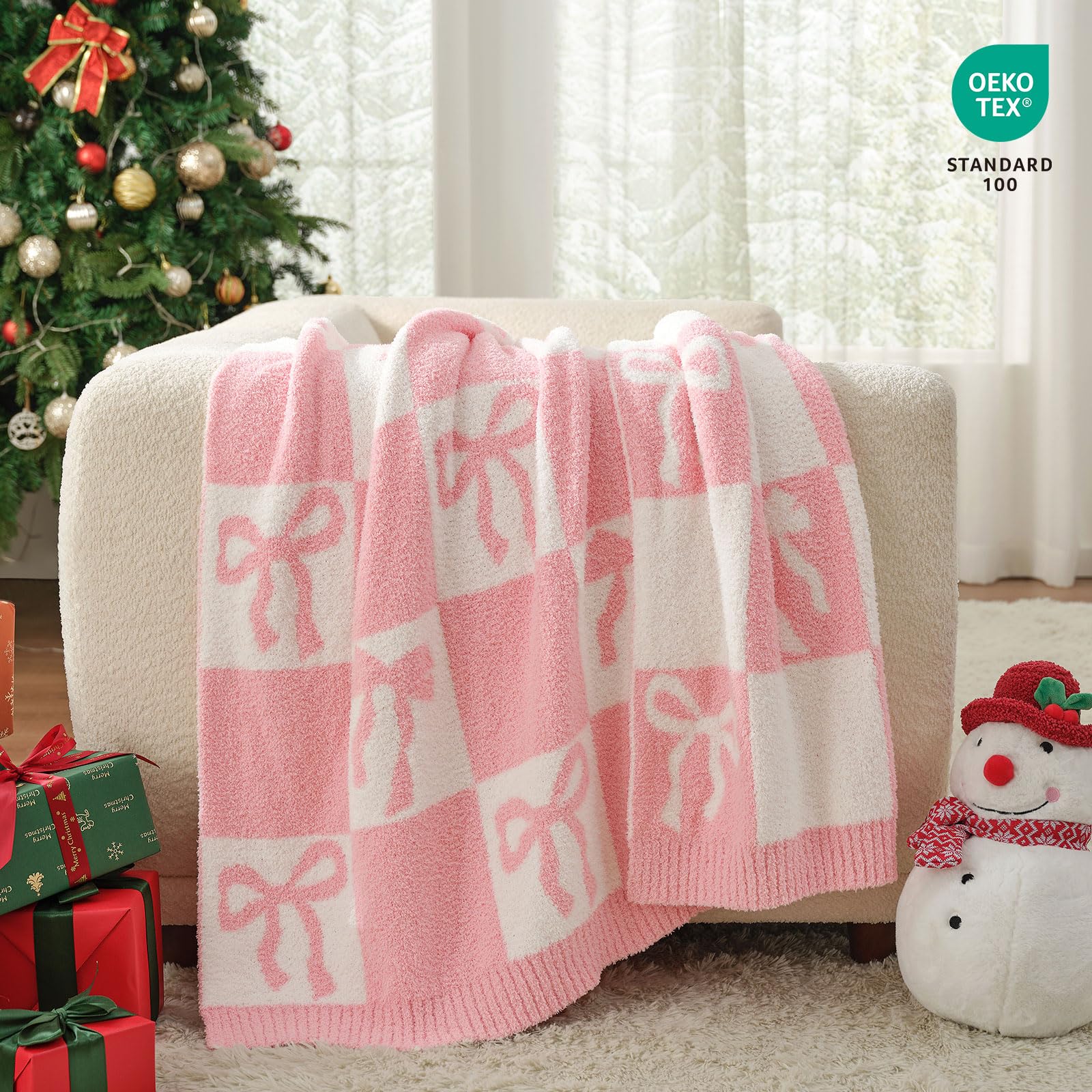 Snuggle Sac gros plan texture en microfibre montrant douceur