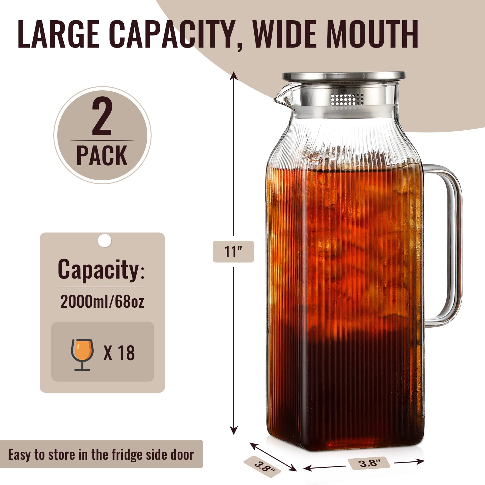 Snuvid gros plan sur verre borosilicate montrant clarté et résistance pour boissons