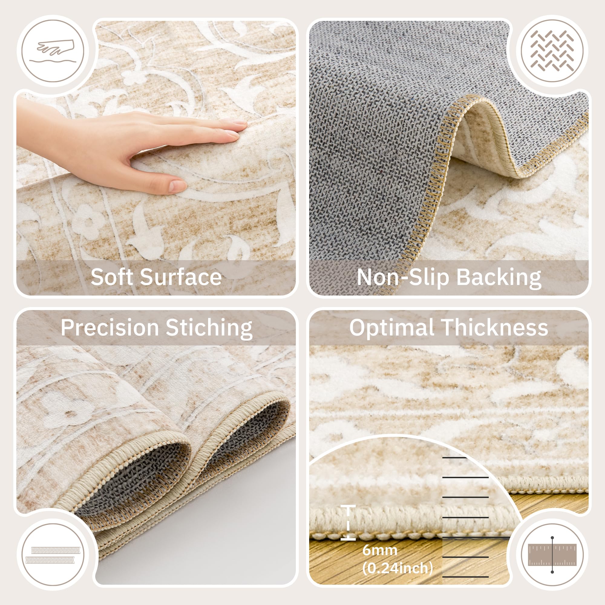 Soalmost tapis plié pour rangement montrant facilité de transport