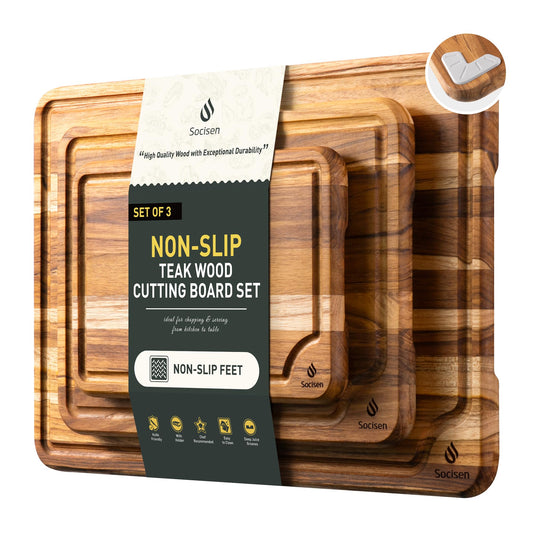 Socisen planche teck face avant montrant finition durable
